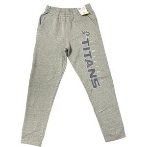 NFL Men's Titans Sleepwear Sweatpants Joggers SHU 0510 Gray Size Medium